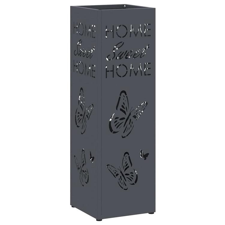 Vidaxl Regenschirm Standard Anthrazit 15,5 x 15,5 x 49 cm Metall