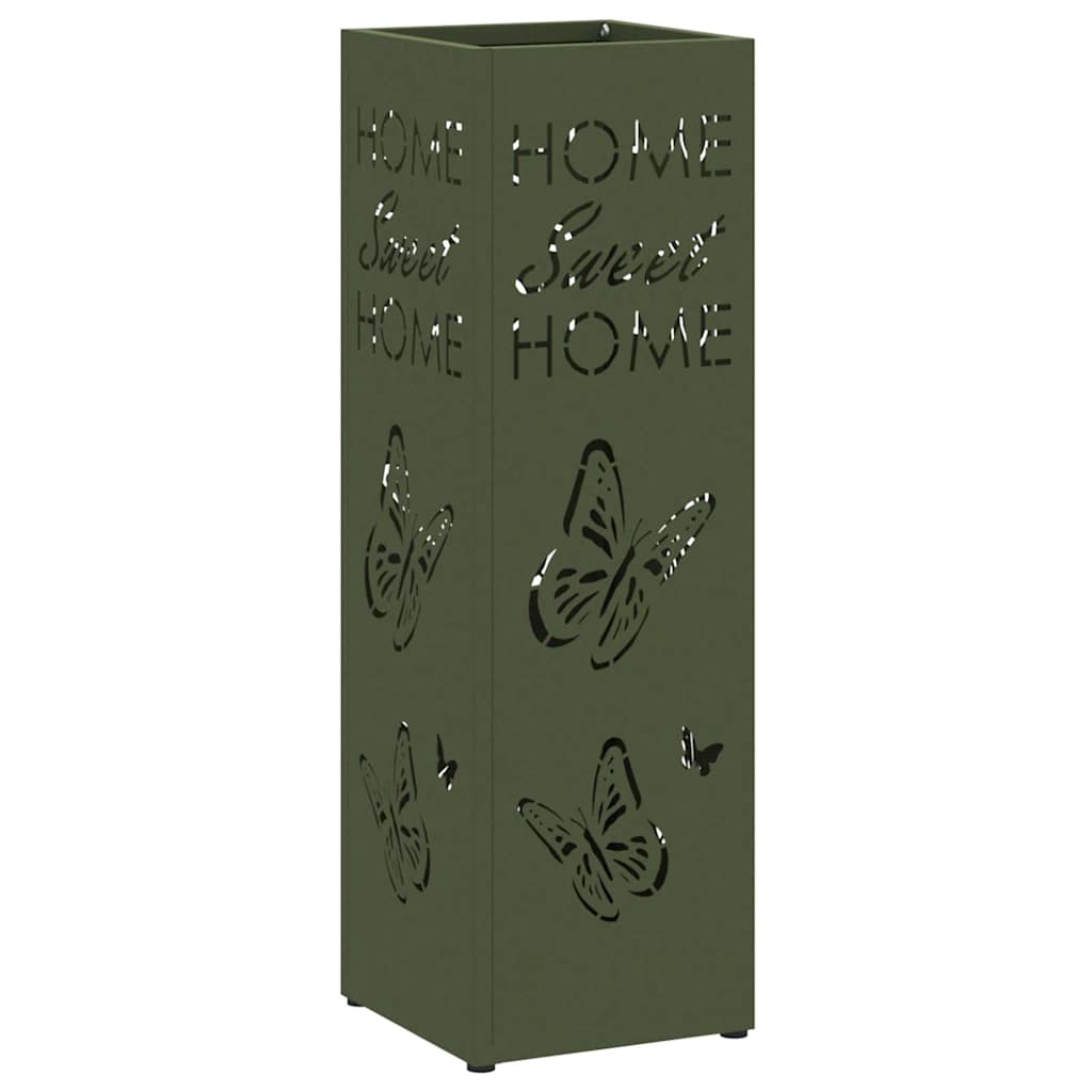 Vidaxx Regenschirm Standard Olivgrün 15,5 x 15,5 x 49 cm Metall