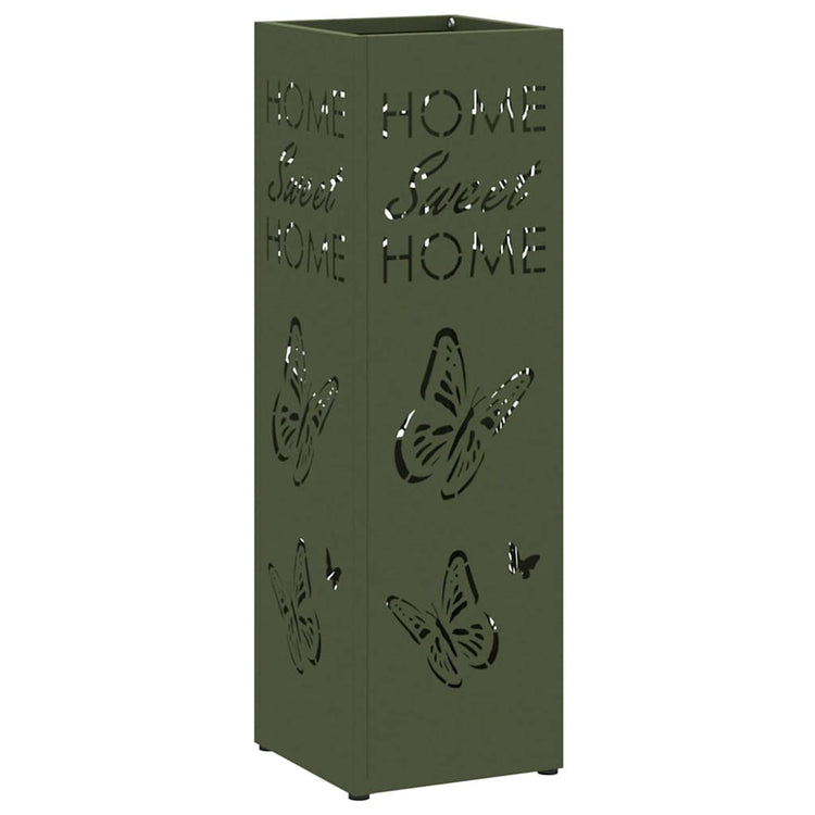 Vidaxx Regenschirm Standard Olivgrün 15,5 x 15,5 x 49 cm Metall