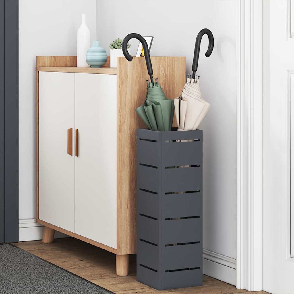 Vidaxl Regenschirm Standard Anthrazit 15,5 x 15,5 x 49 cm Metall