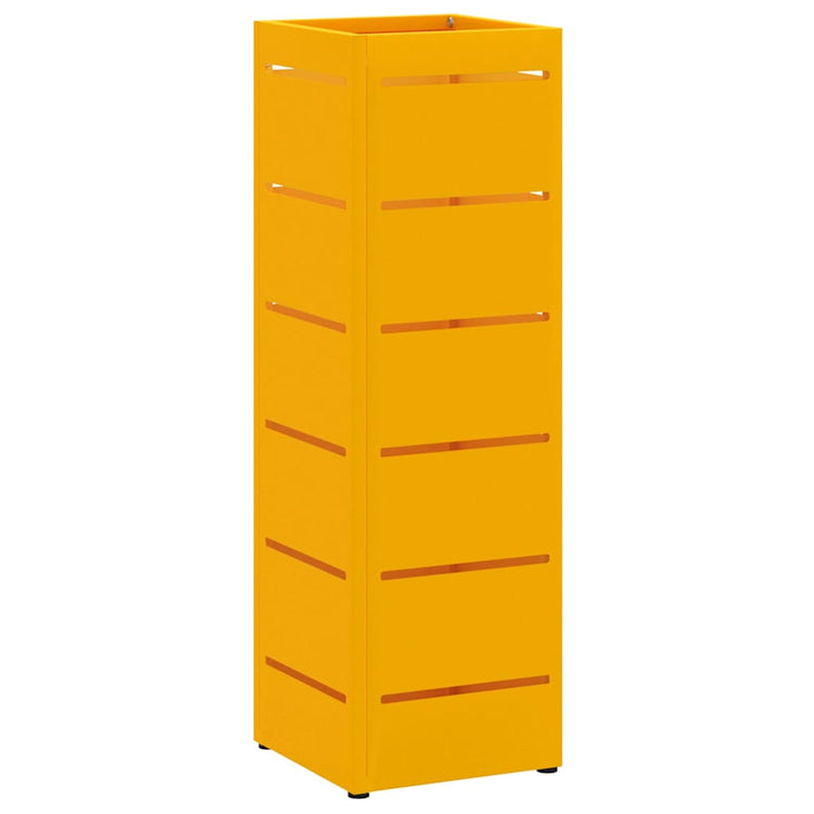 Vidaxl Regenschirm Standard Senfgelb 15,5 x 15,5 x 49 cm Metall