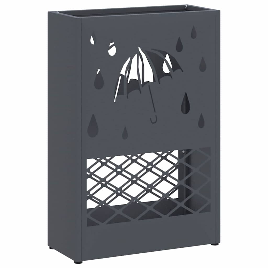 Vidaxl Regenschirm Standard Anthrazit 28 x 12 x 41 cm Stahl