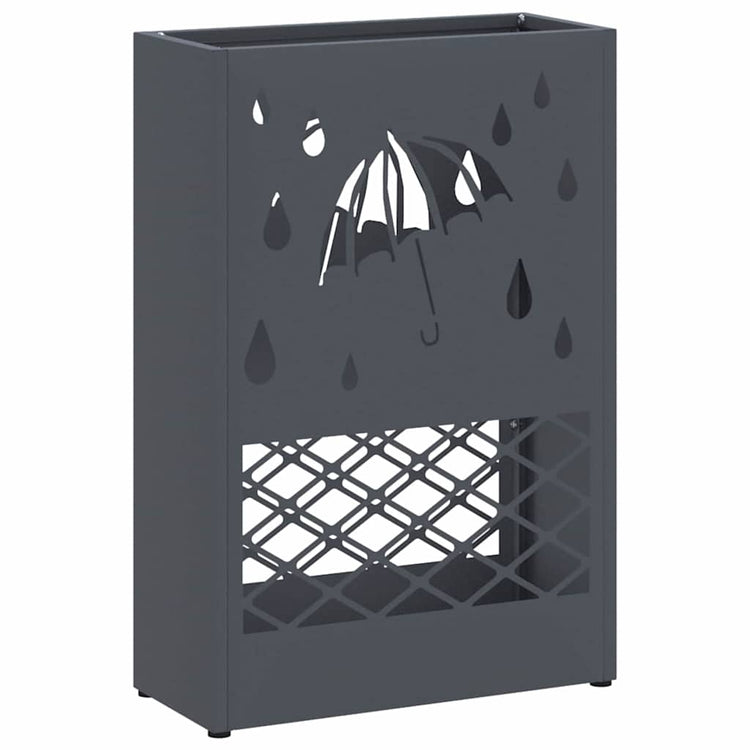 Vidaxl Regenschirm Standard Anthrazit 28 x 12 x 41 cm Stahl