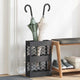 Vidaxx Regenschirm Standard Schwarz 28 x 12 x 41 cm Stahl