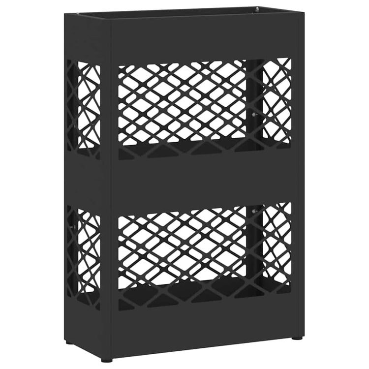 Vidaxx Regenschirm Standard Schwarz 28 x 12 x 41 cm Stahl
