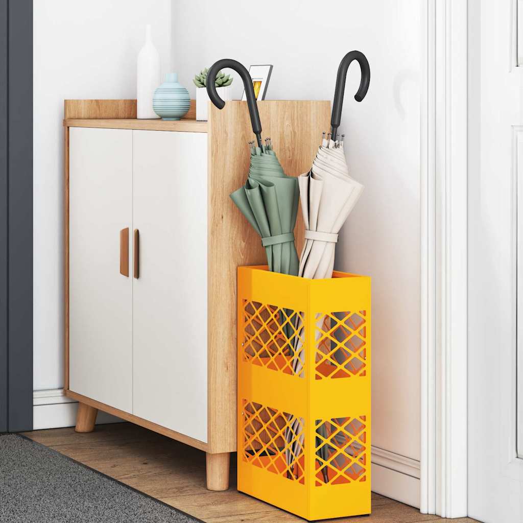 Vidaxl Regenschirm Standard senfgelb 28 x 12 x 41 cm Stahl