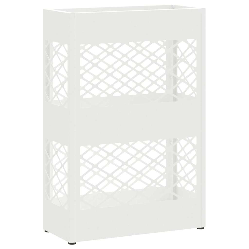 Vidaxx Regenschirm Standard weiß 28 x 12 x 41 cm Stahl