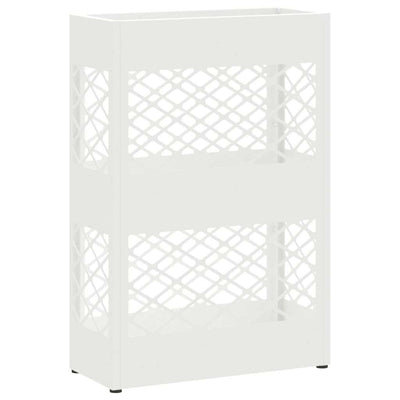 Vidaxx Regenschirm Standard weiß 28 x 12 x 41 cm Stahl