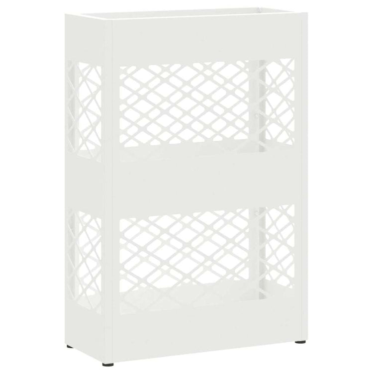 Vidaxx Regenschirm Standard weiß 28 x 12 x 41 cm Stahl