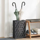 Vidaxx Regenschirm Standard Schwarz 28 x 12 x 41 cm Stahl