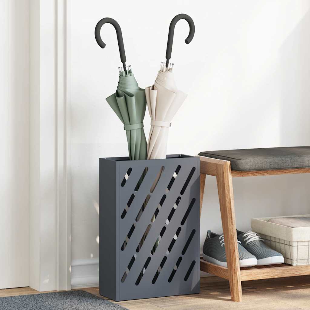 Vidaxl Regenschirm Standard Anthrazit 28 x 12 x 41 cm Stahl