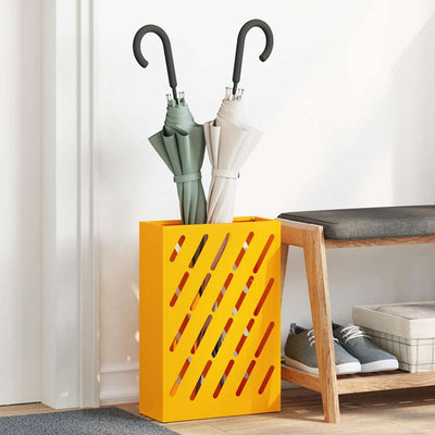 Vidaxl Regenschirm Standard senfgelb 28 x 12 x 41 cm Stahl