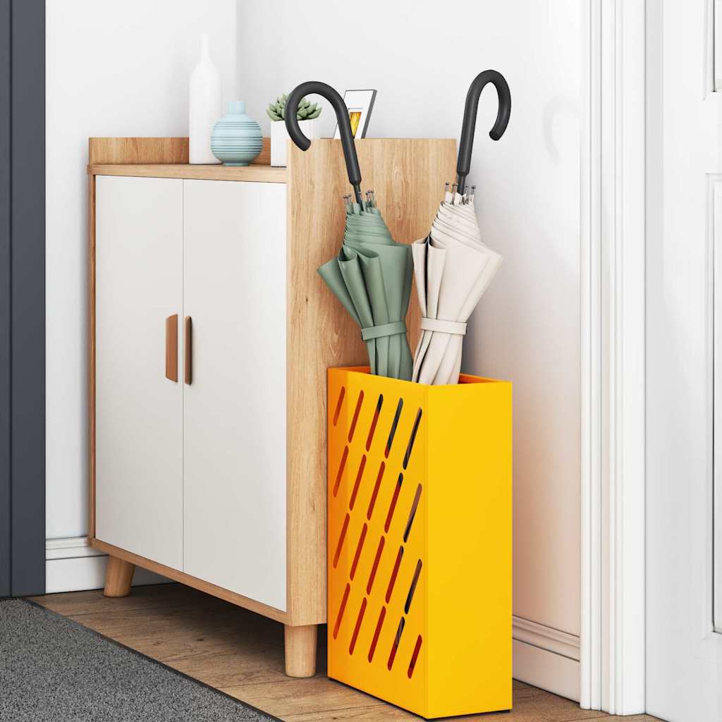 Vidaxl Regenschirm Standard senfgelb 28 x 12 x 41 cm Stahl