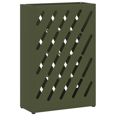 Vidaxx Regenschirm Standard Olivgrün 28 x 12 x 41 cm Stahl