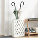 Vidaxx Regenschirm Standard weiß 28 x 12 x 41 cm Stahl