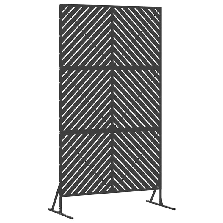 Vidaxx Sichtschutz schwarz 100 x 50 x 180 cm Stahl