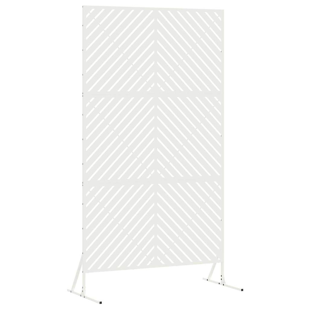 Vidaxx Sichtschutz weiß 100 x 50 x 180 cm Stahl