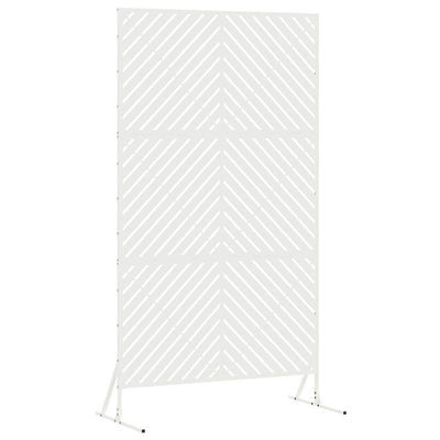 Vidaxx Sichtschutz weiß 100 x 50 x 180 cm Stahl