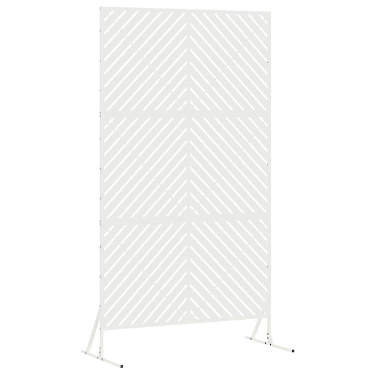 Vidaxx Sichtschutz weiß 100 x 50 x 180 cm Stahl