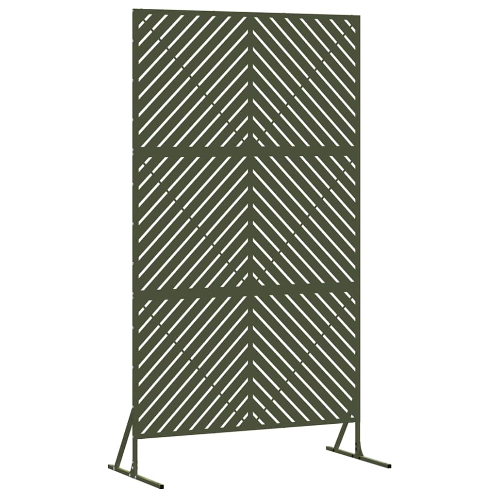 Vidaxx Sichtschutz Olivgrün 100 x 50 x 180 cm Stahl