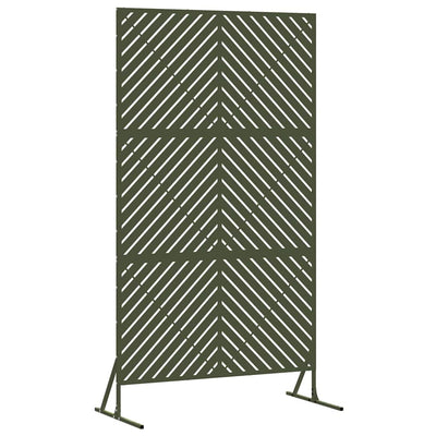 Vidaxx Sichtschutz Olivgrün 100 x 50 x 180 cm Stahl