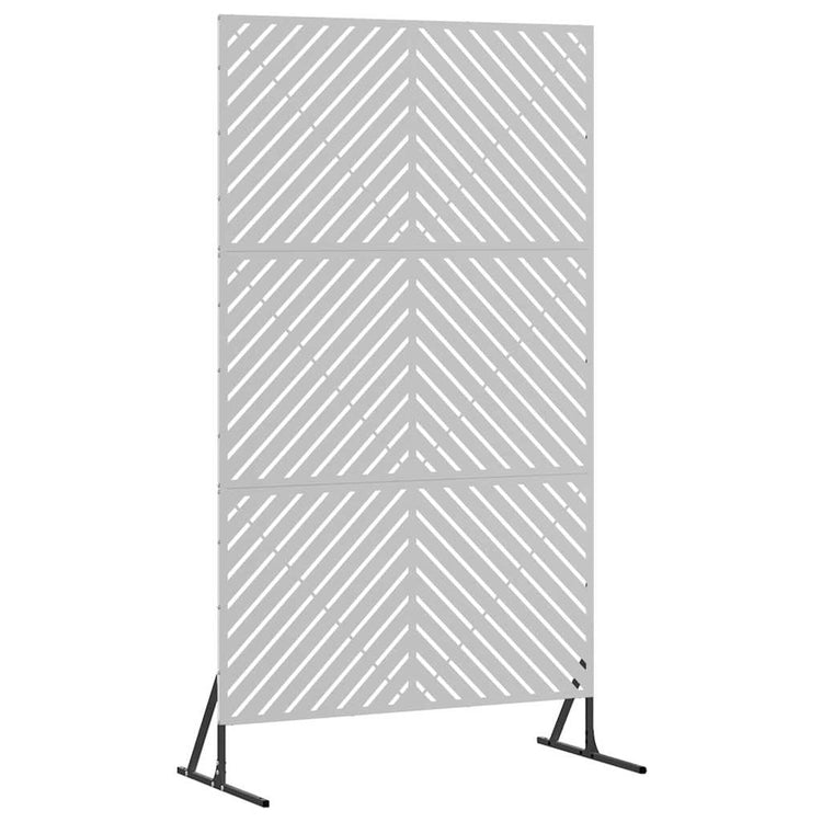 Vidaxx Sichtschutz grau 100 x 50 x 180 cm Stahl