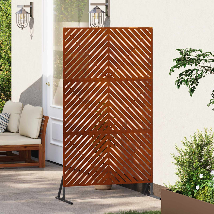 Vidaxx Sichtschutz grau 100 x 50 x 180 cm Stahl