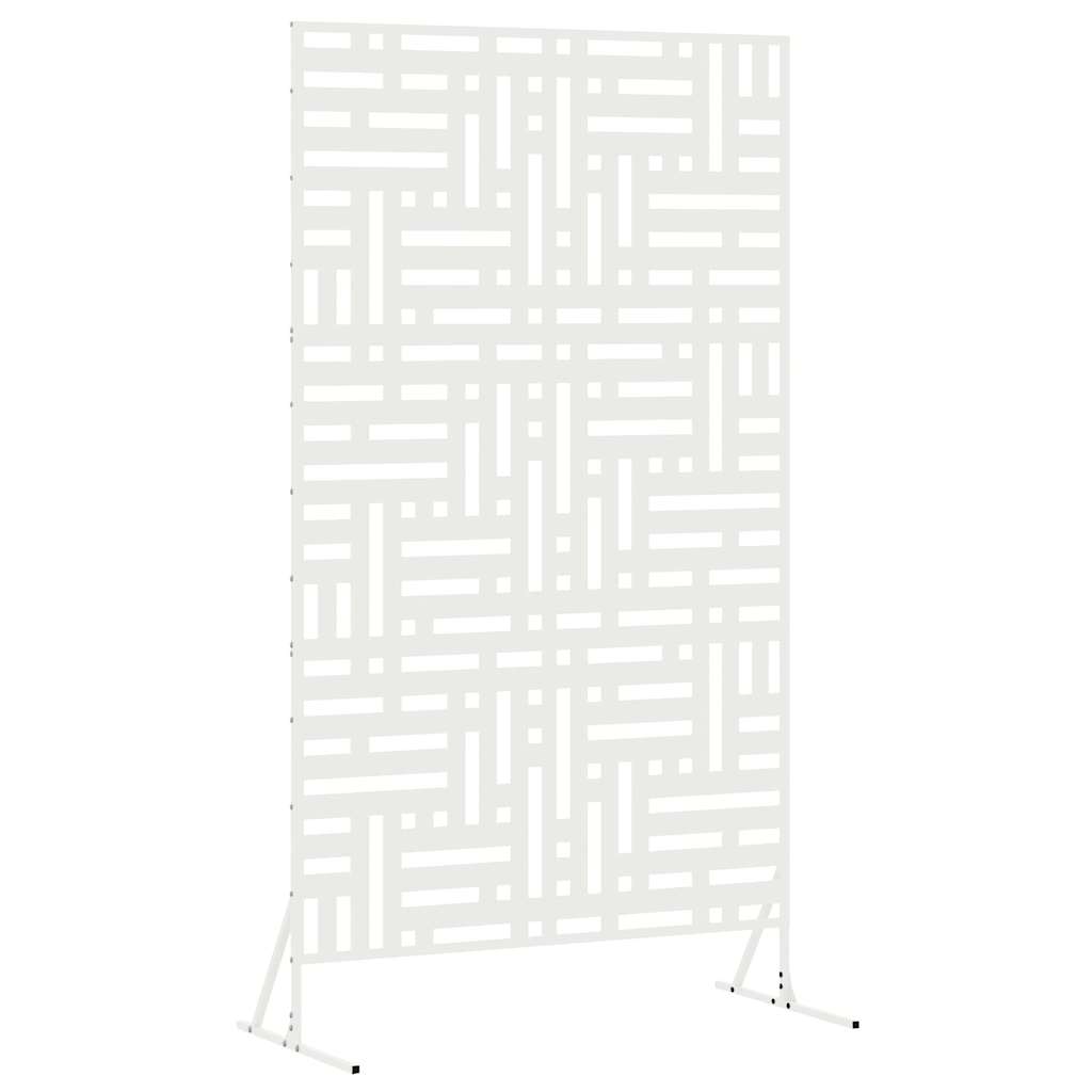 Vidaxx Sichtschutz weiß 100 x 50 x 180 cm Stahl
