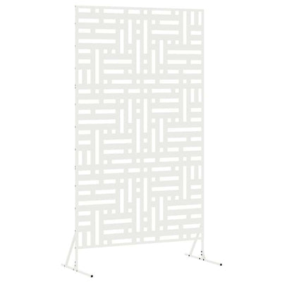 Vidaxx Sichtschutz weiß 100 x 50 x 180 cm Stahl