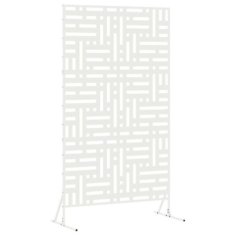 Vidaxx Sichtschutz weiß 100 x 50 x 180 cm Stahl