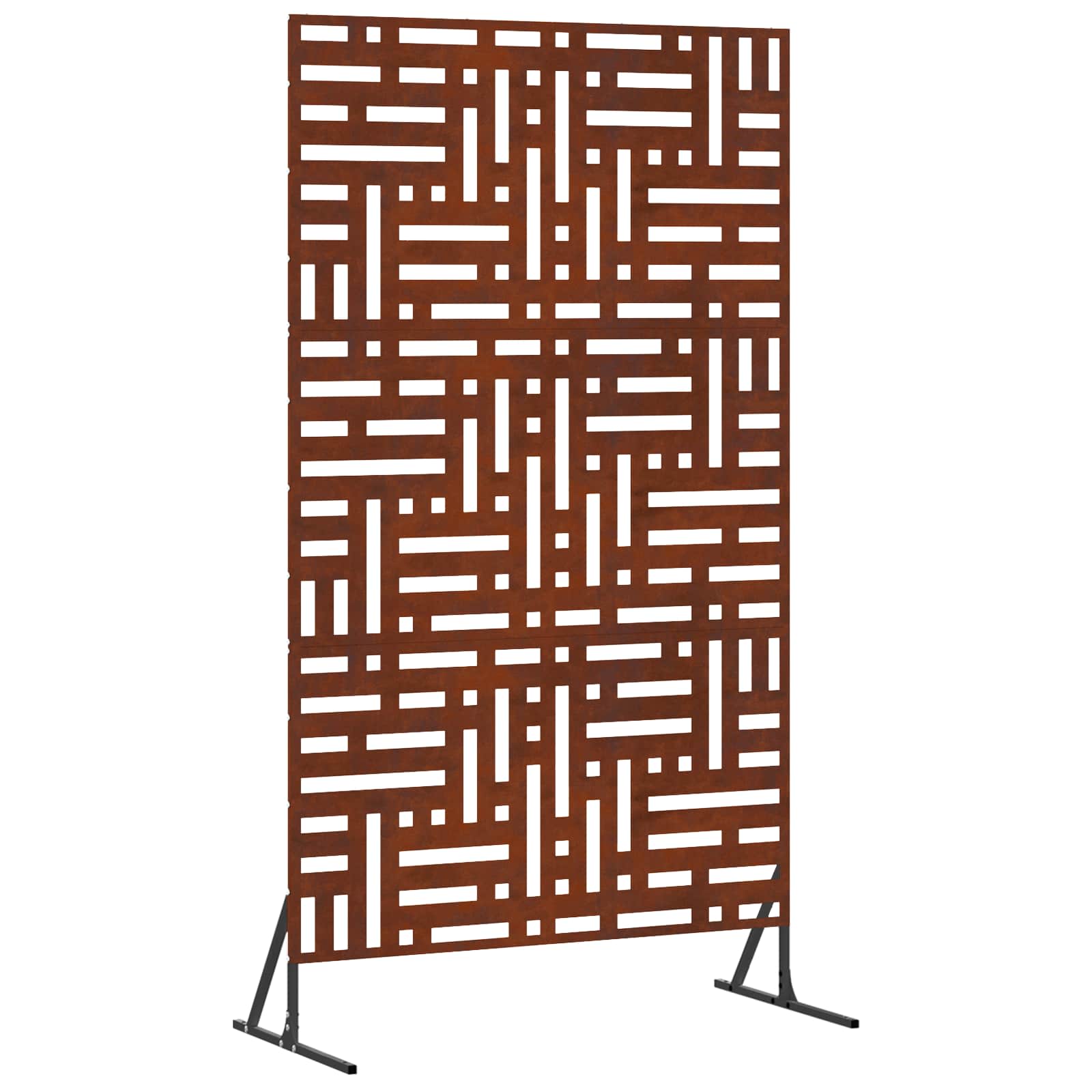 Vidaxx Sichtschutz grau 100 x 50 x 180 cm Cortenstahl