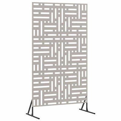 Vidaxx Sichtschutz grau 100 x 50 x 180 cm Cortenstahl
