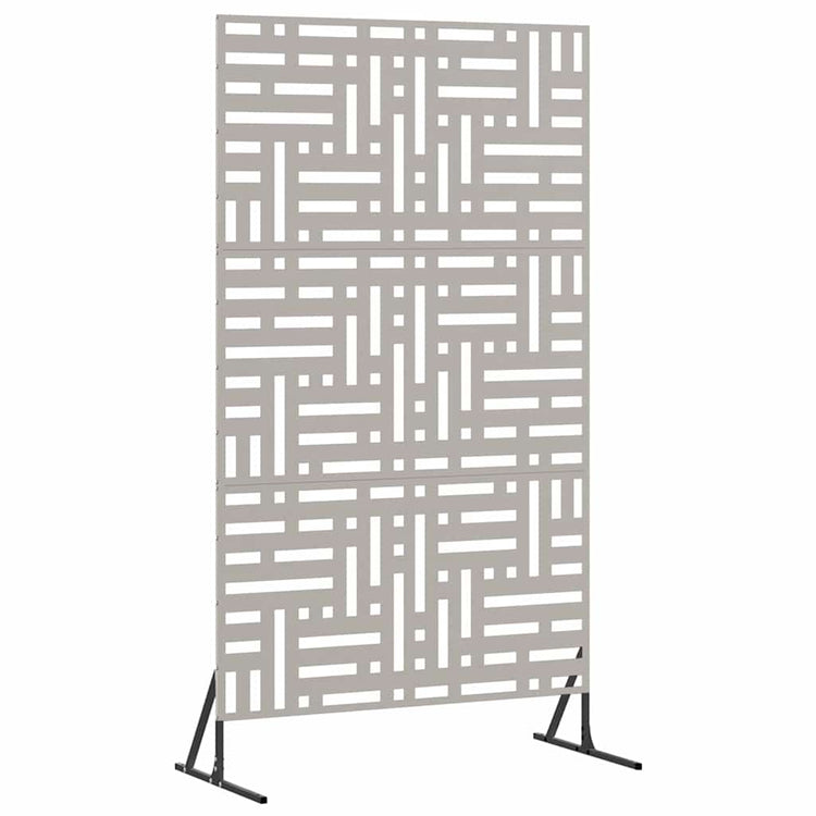 Vidaxx Sichtschutz grau 100 x 50 x 180 cm Cortenstahl