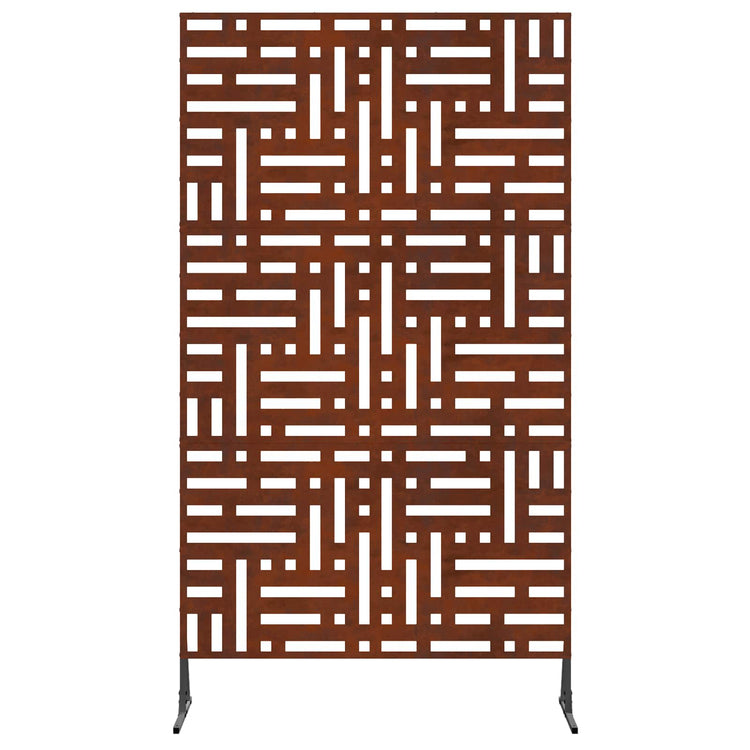 Vidaxx Sichtschutz grau 100 x 50 x 180 cm Cortenstahl