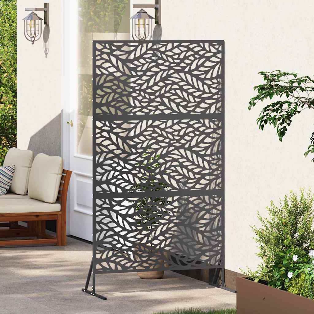 Vidaxx Sichtschutz schwarz 100 x 50 x 180 cm Stahl