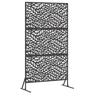 Vidaxx Sichtschutz schwarz 100 x 50 x 180 cm Stahl