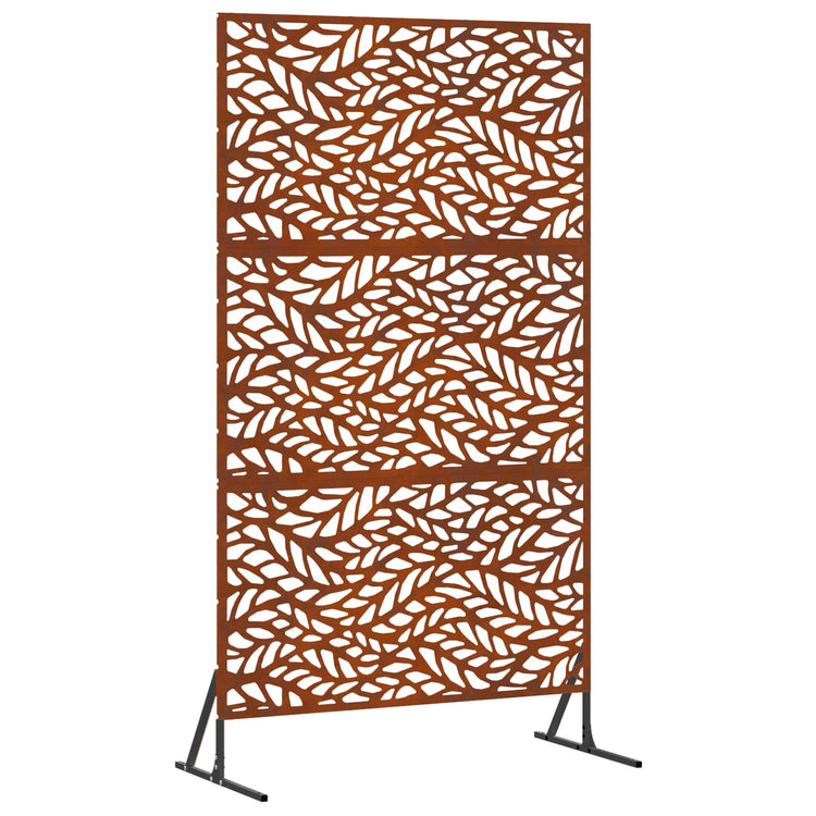 Vidaxx Sichtschutz grau 100 x 50 x 180 cm Cortenstahl