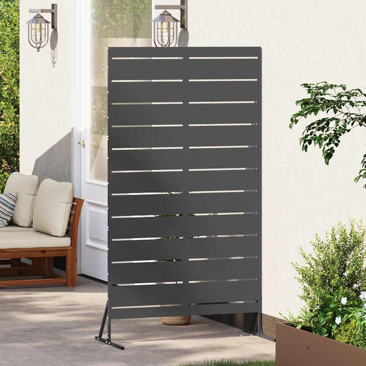 Vidaxx Sichtschutz schwarz 100 x 50 x 180 cm Stahl