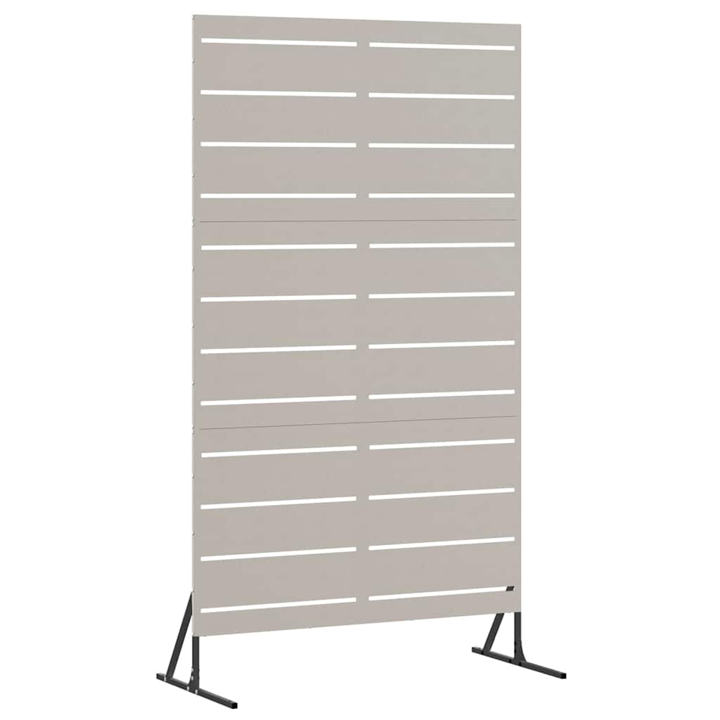 Vidaxx Sichtschutz grau 100 x 50 x 180 cm Cortenstahl