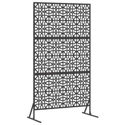 Vidaxx Sichtschutz schwarz 100 x 50 x 180 cm Stahl