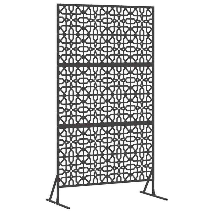 Vidaxx Sichtschutz schwarz 100 x 50 x 180 cm Stahl