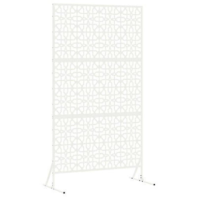 Vidaxx Sichtschutz weiß 100 x 50 x 180 cm Stahl