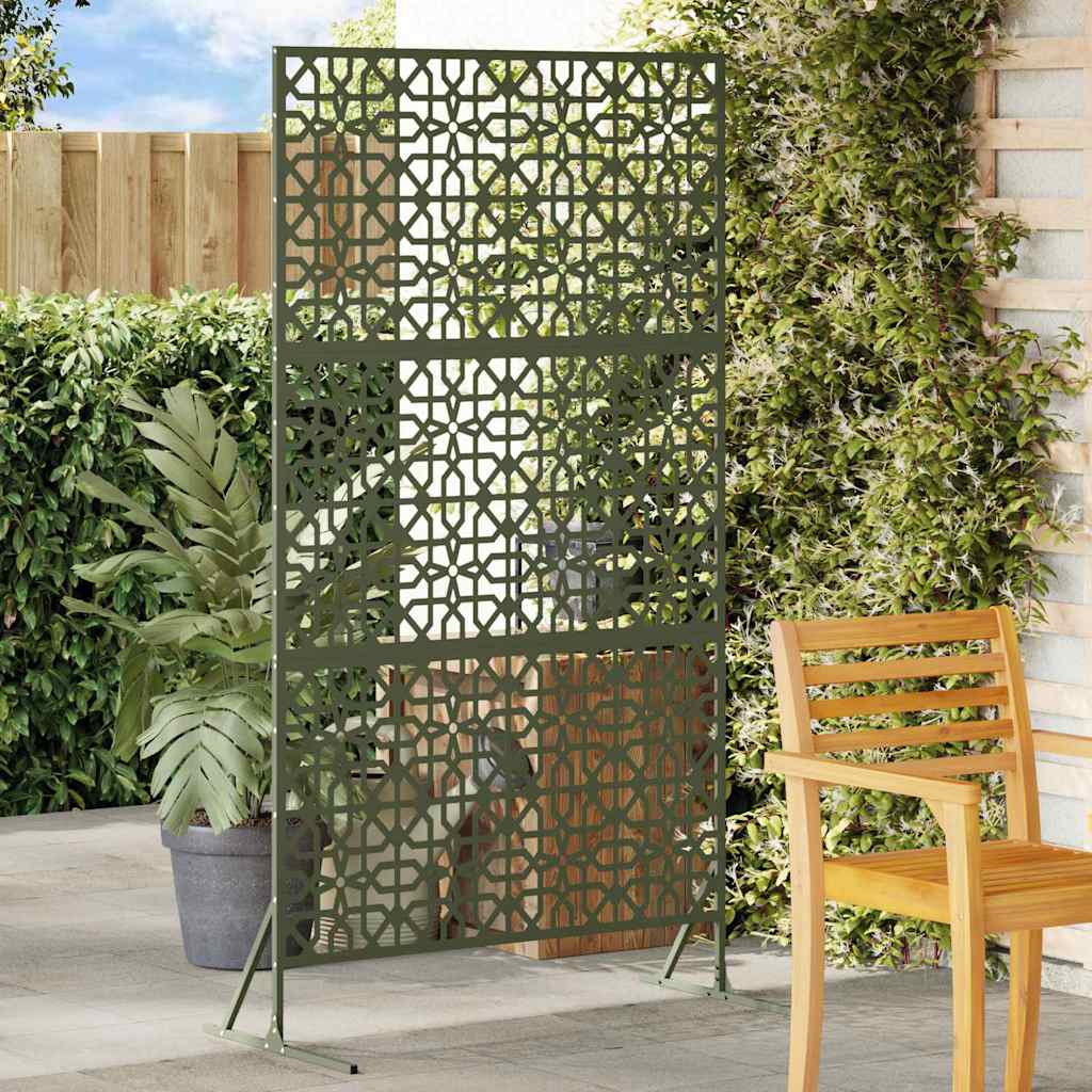 Vidaxx Sichtschutz Olivgrün 100 x 50 x 180 cm Stahl