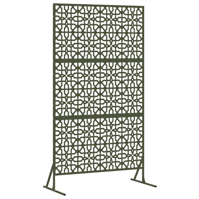 Vidaxx Sichtschutz Olivgrün 100 x 50 x 180 cm Stahl