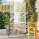 Vidaxx Sichtschutz grau 100 x 50 x 180 cm Stahl