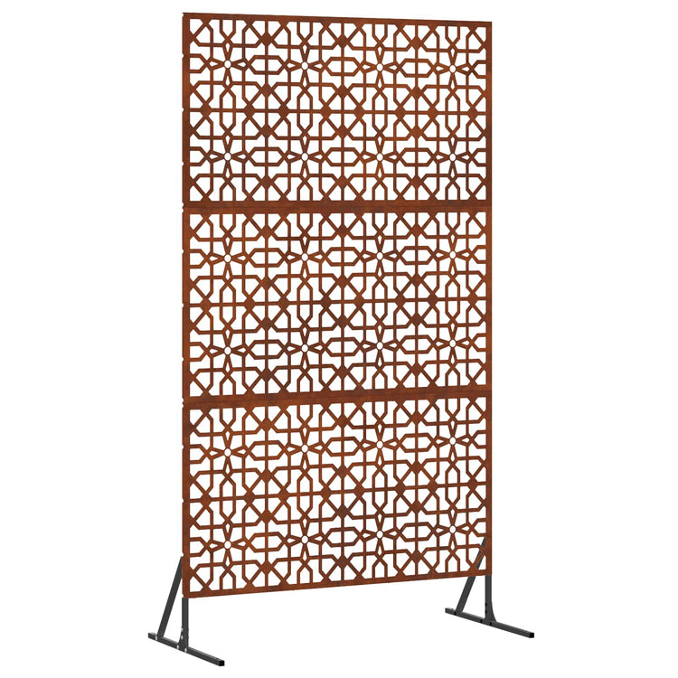 Vidaxx Sichtschutz grau 100 x 50 x 180 cm Cortenstahl
