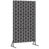 Vidaxx Sichtschutz schwarz 100 x 50 x 180 cm Stahl