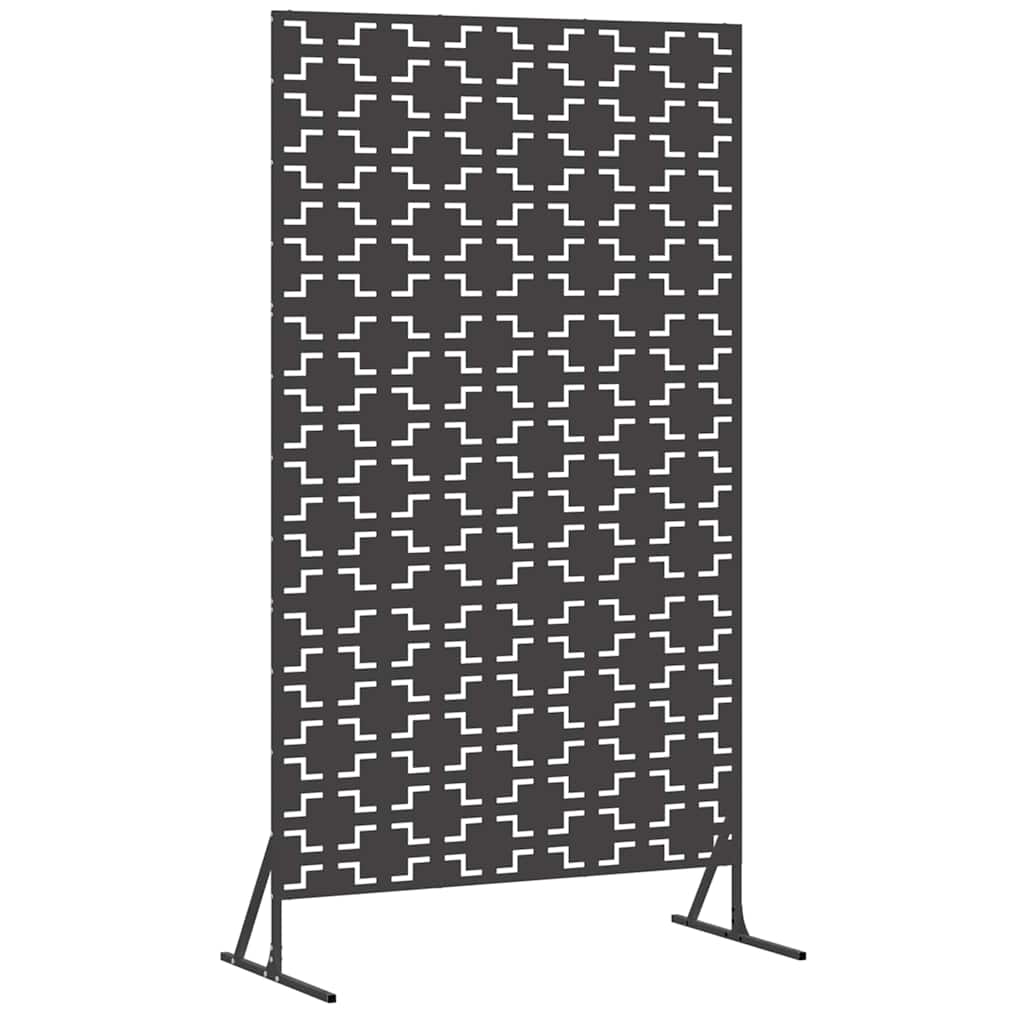 Vidaxx Sichtschutz schwarz 100 x 50 x 180 cm Stahl