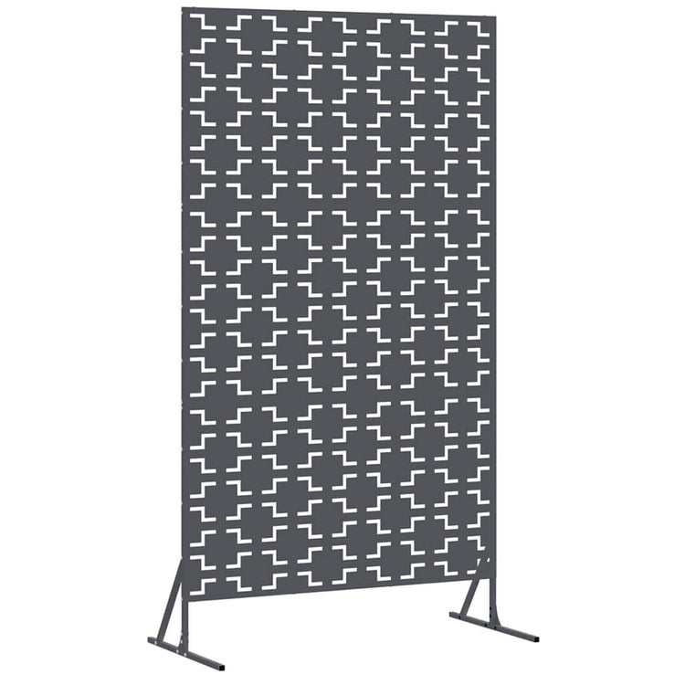 Vidaxx Sichtschutz Anthrazit 100 x 50 x 180 cm Stahl