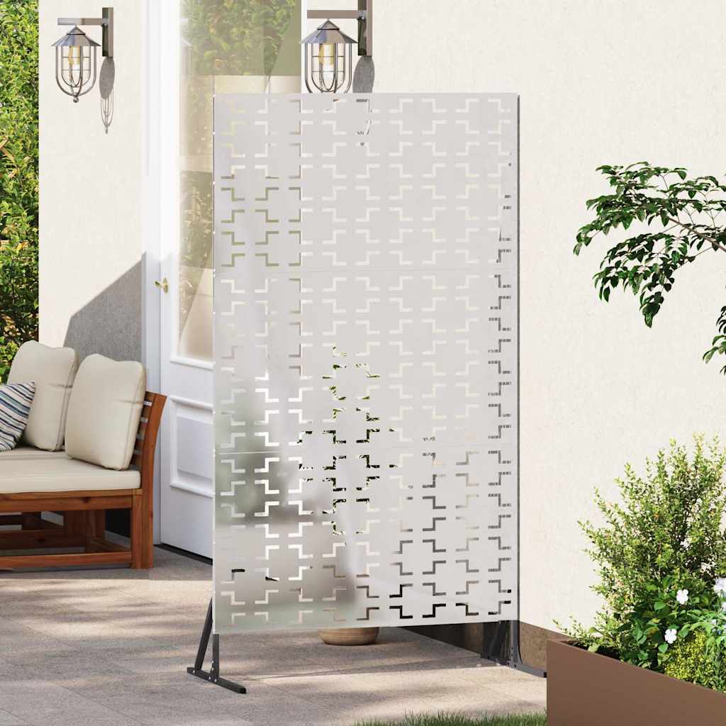 Vidaxx Sichtschutz grau 100 x 50 x 180 cm Stahl